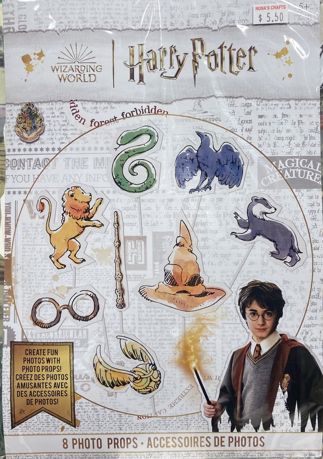 Unique: 8pk Harry Potter Themed Photo Props