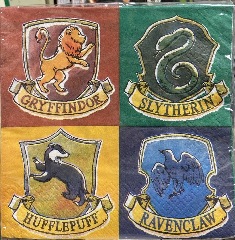 Unique: 16pk Large Harry Potter Themed Napkins