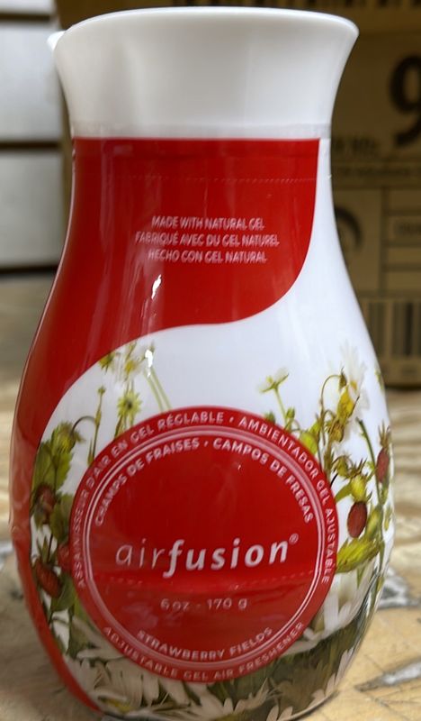 Strawberry Scented Gel Air Freshener