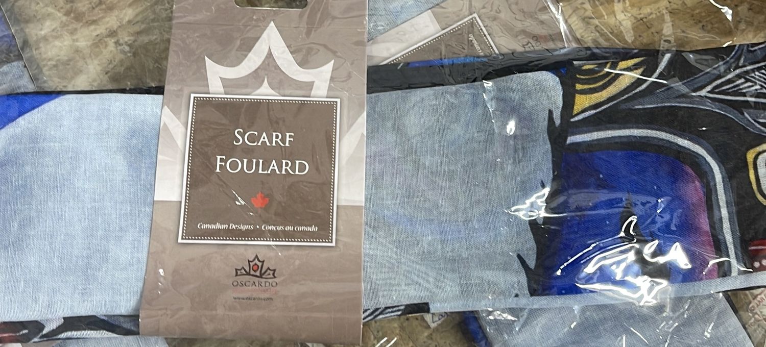 &#39;Wolf&#39; Design Scarf