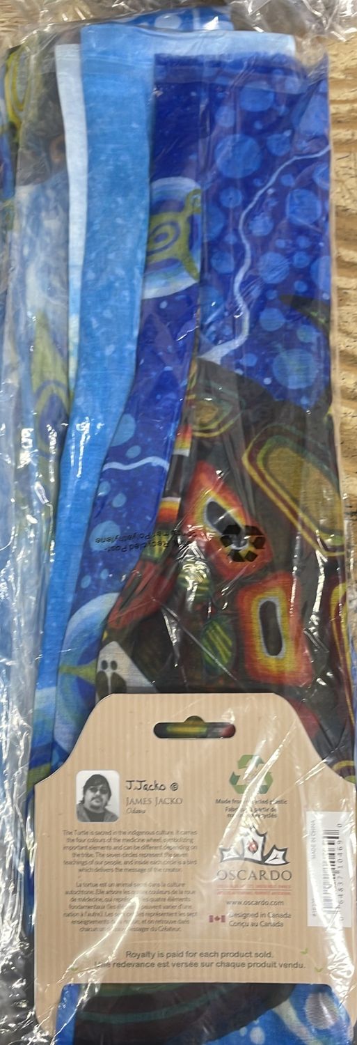 &#39;Medicine Turtle&#39; Design Scarf