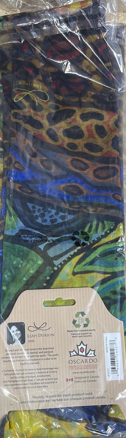&#39;Strong Earth Woman&#39; Design Scarf