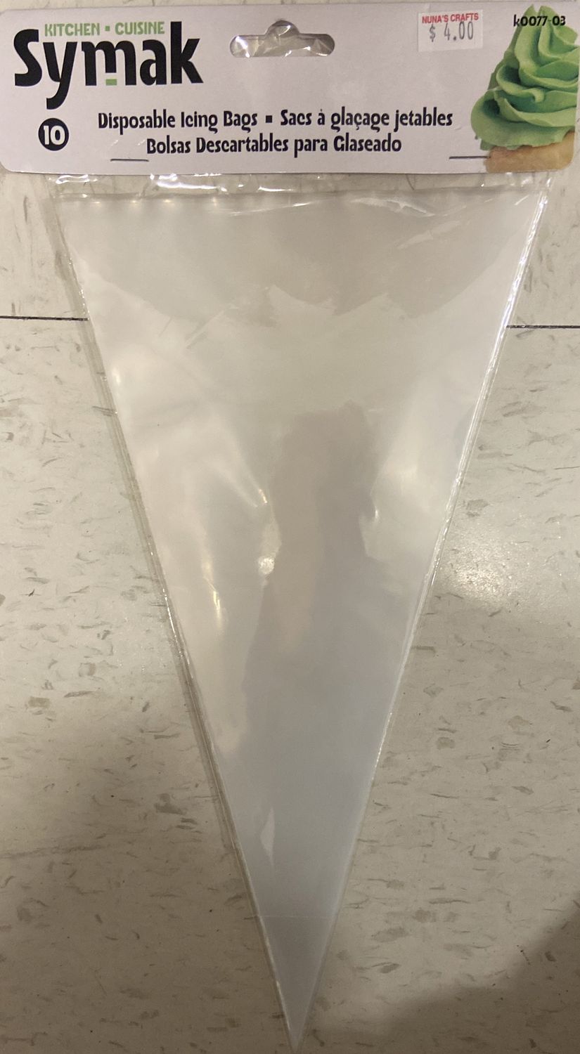 10pk Disposable Icing Bags