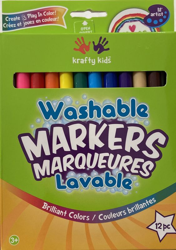 MultiCraft: 12pk Washable Markers