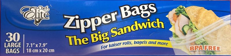 30pk Large Sandwich Bags
