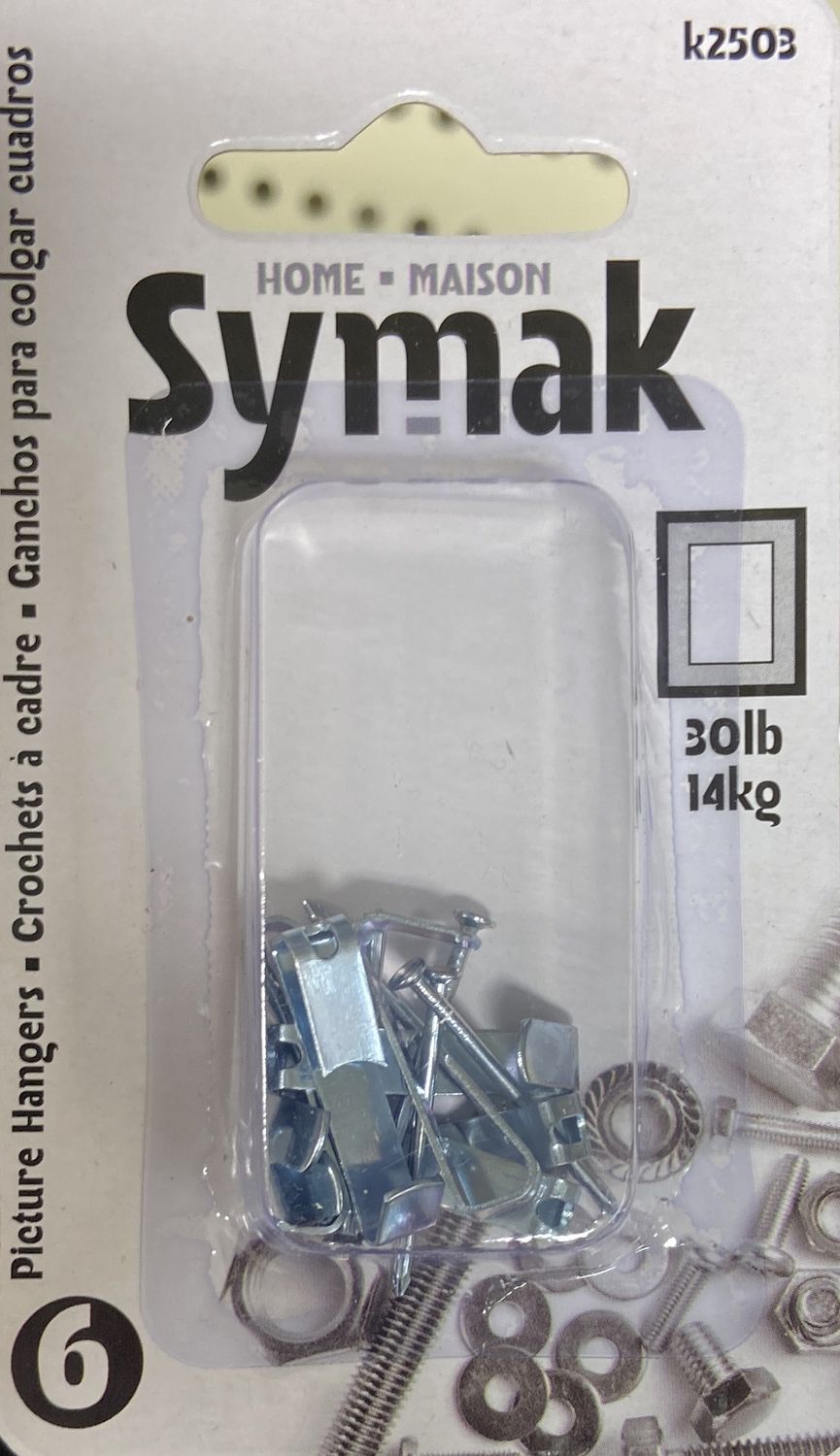 6pk 30lb Picture Hangers