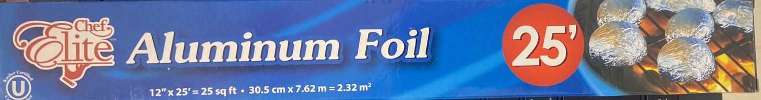 25ft Aluminum Foil Roll