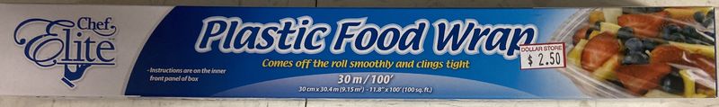 30m of Plastic Food Wrap