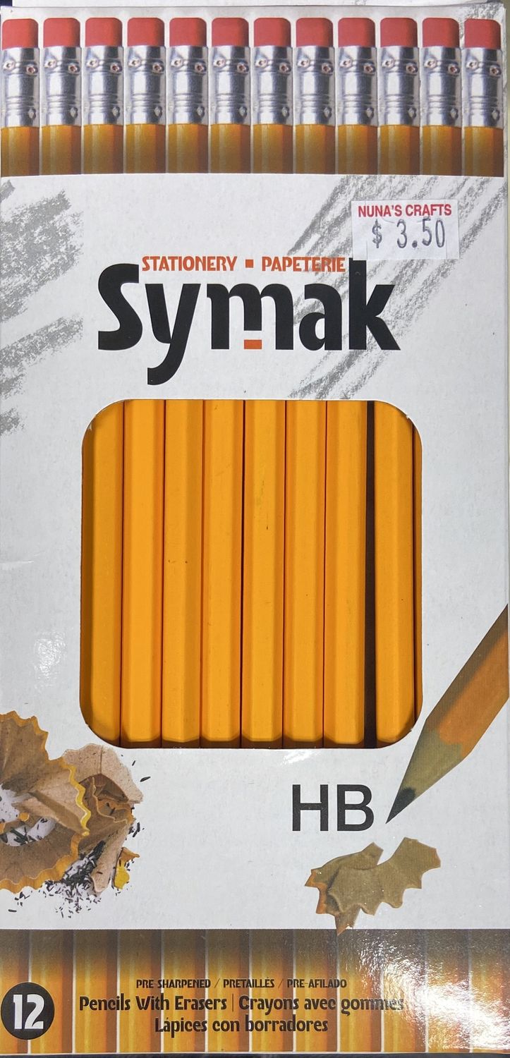 Symak: 12pk Wooden Pencils