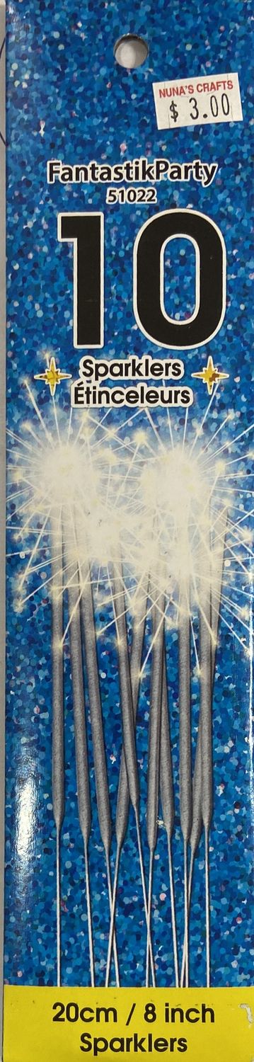10pk 8in Sparklers