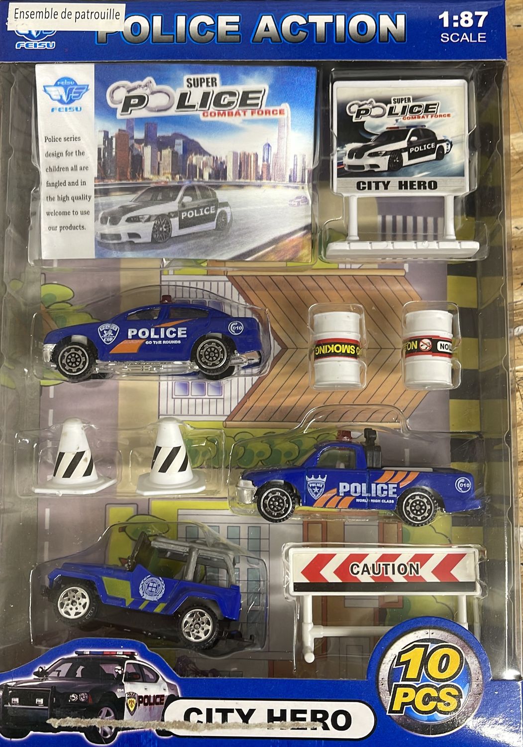 10-pc police playset 