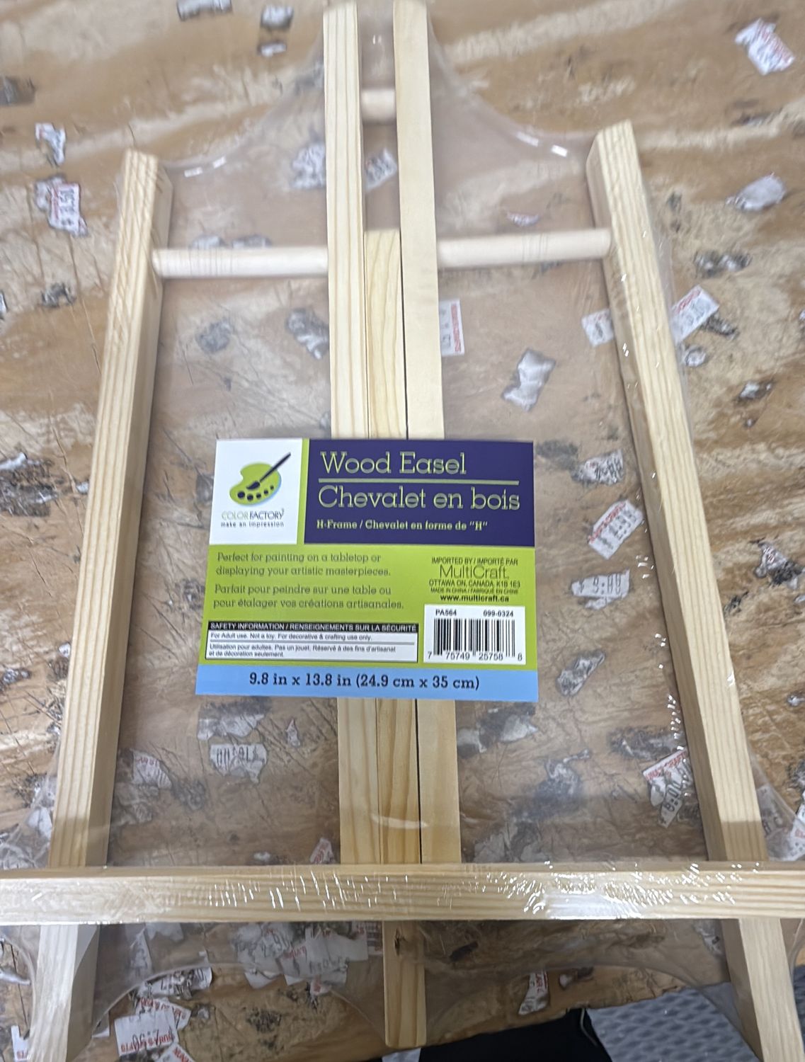 9.8”x13.8” H-Frame Easel