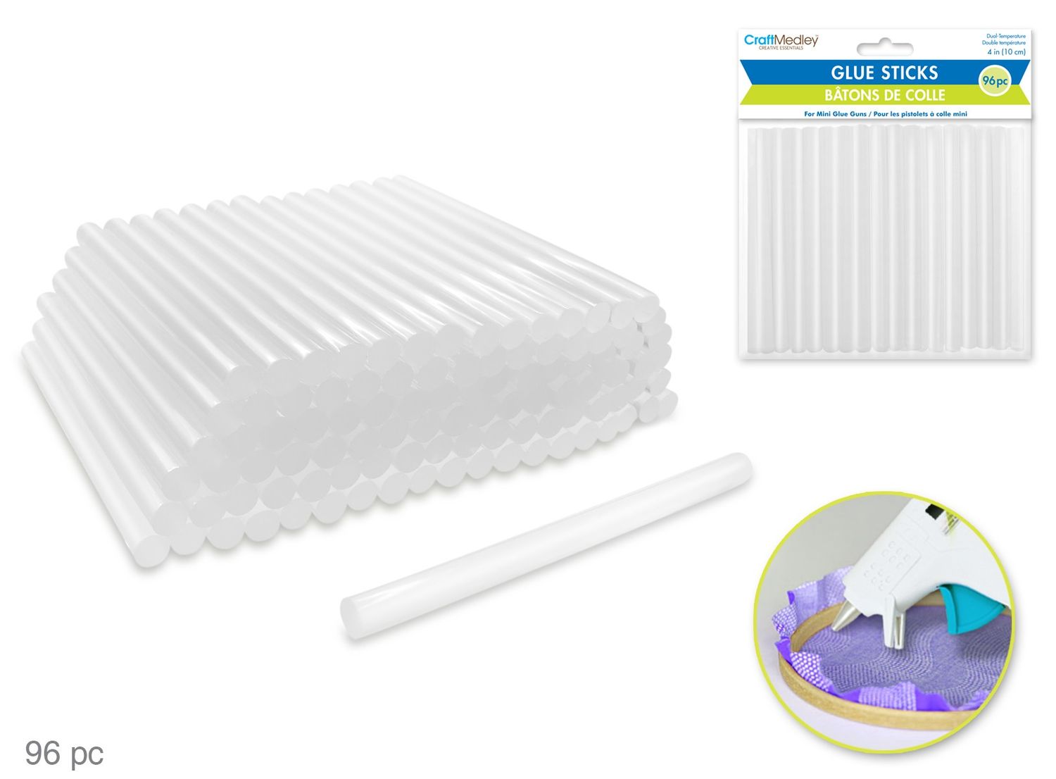 96pk 4&quot; Mini Bulk Dual Temp 7mm Thin, Size: 4 inch