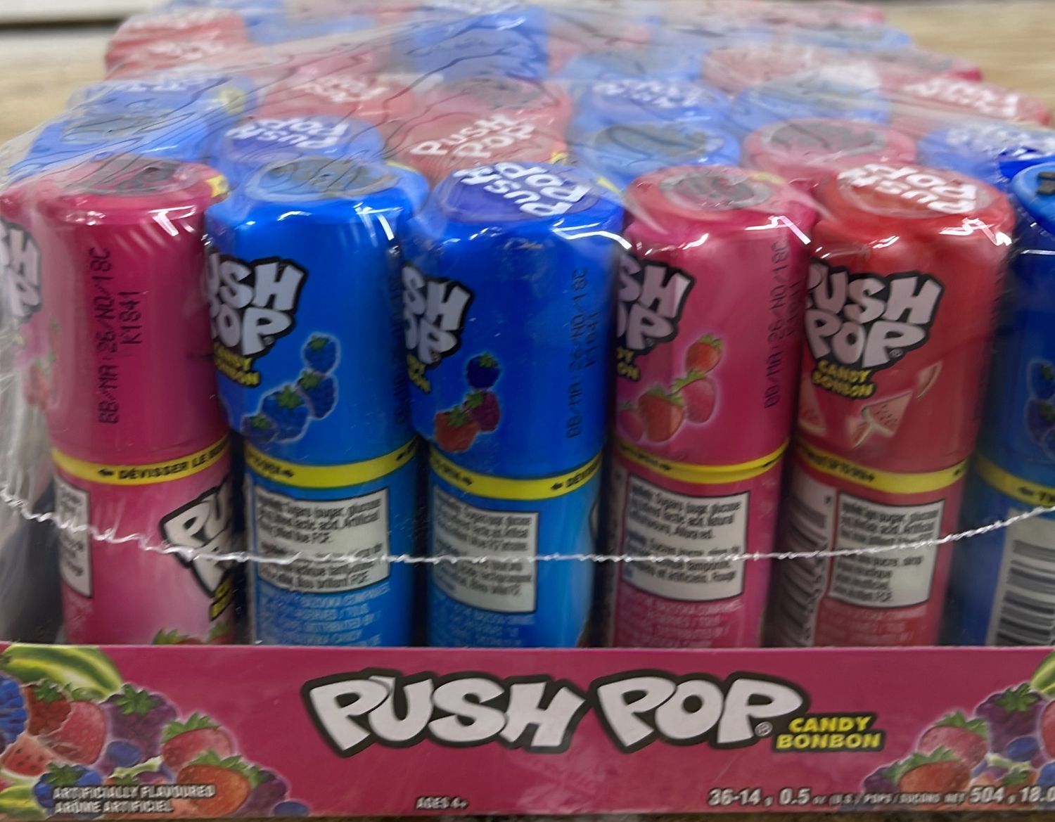 Push Pop Candy - Asst Flavors