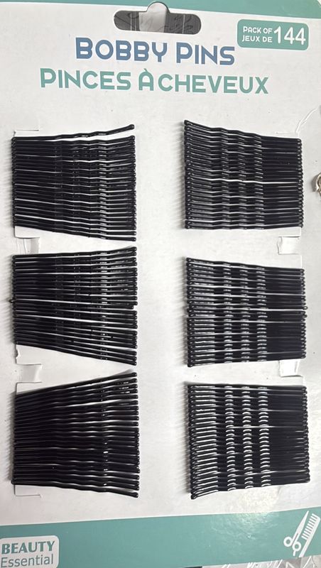 Bobby pins 144pcs wtips black