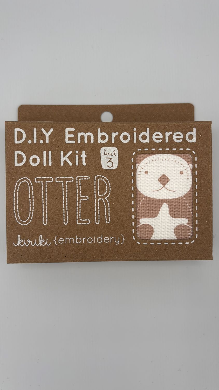 Kiriki Press Otter Embroidery Kit