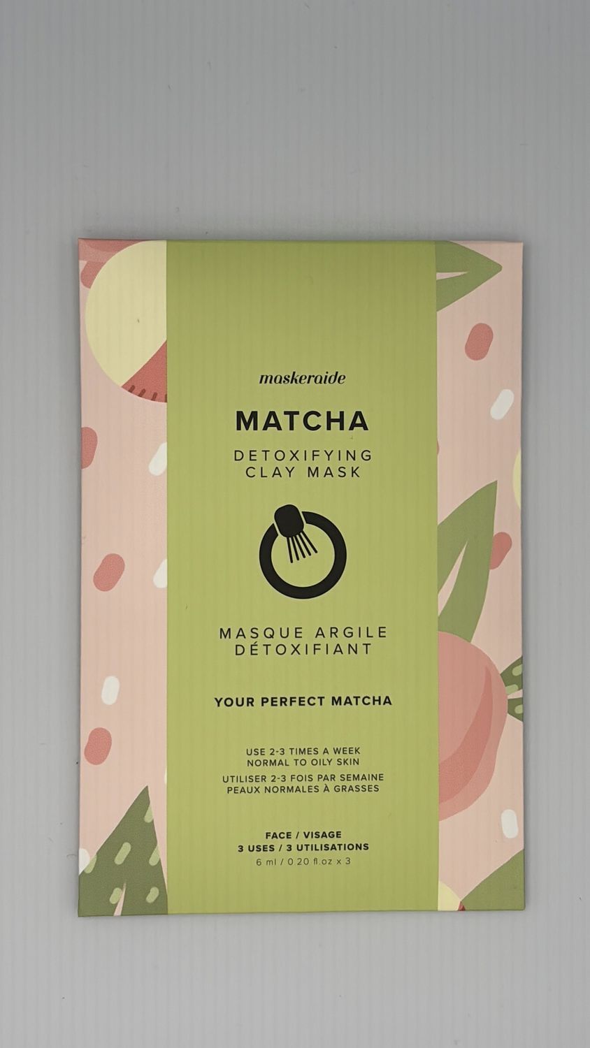 Matcha Detoxifying Clay Mask 3pk