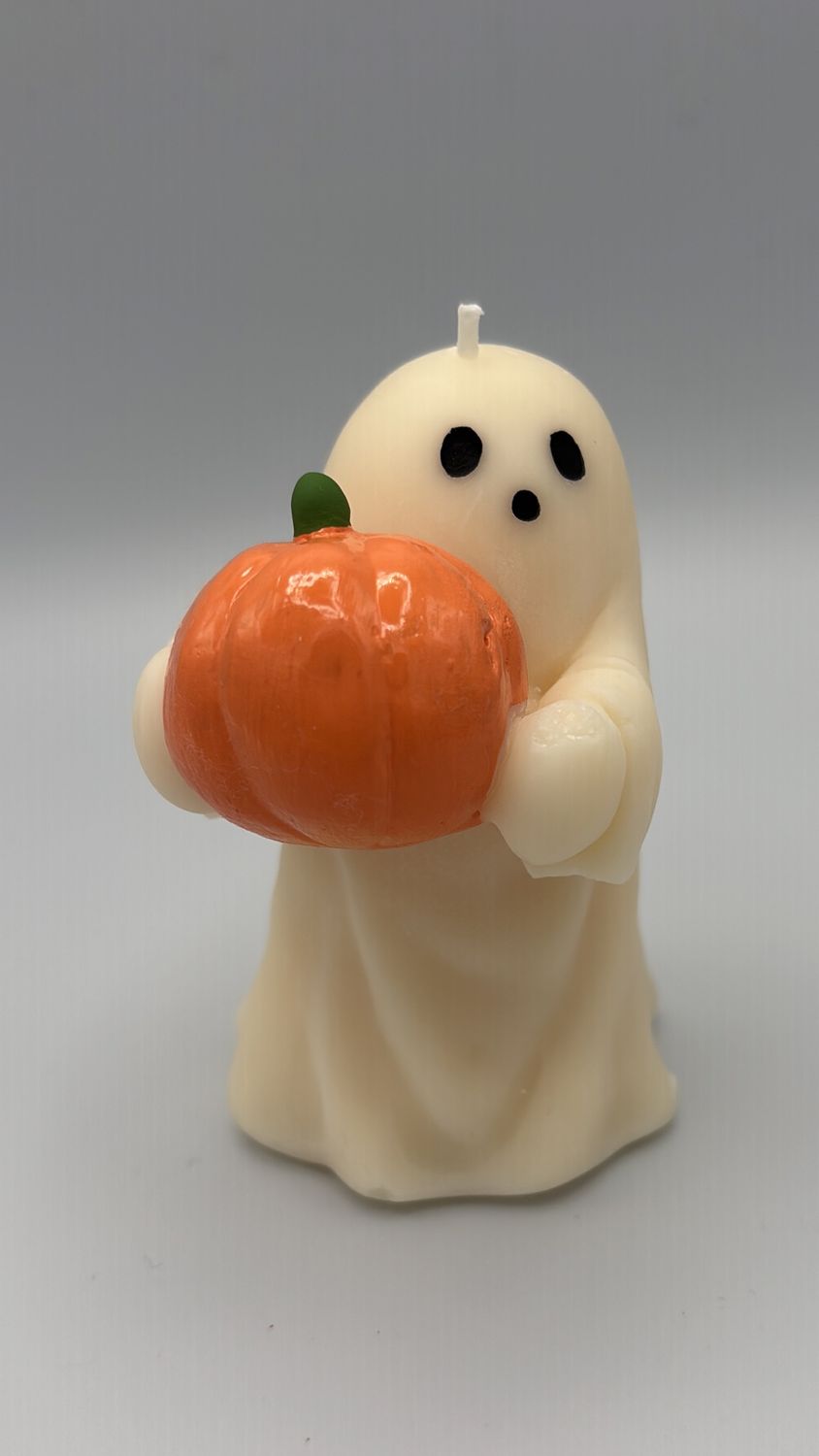The Cutest Hits Pumpkin Ghost Candle