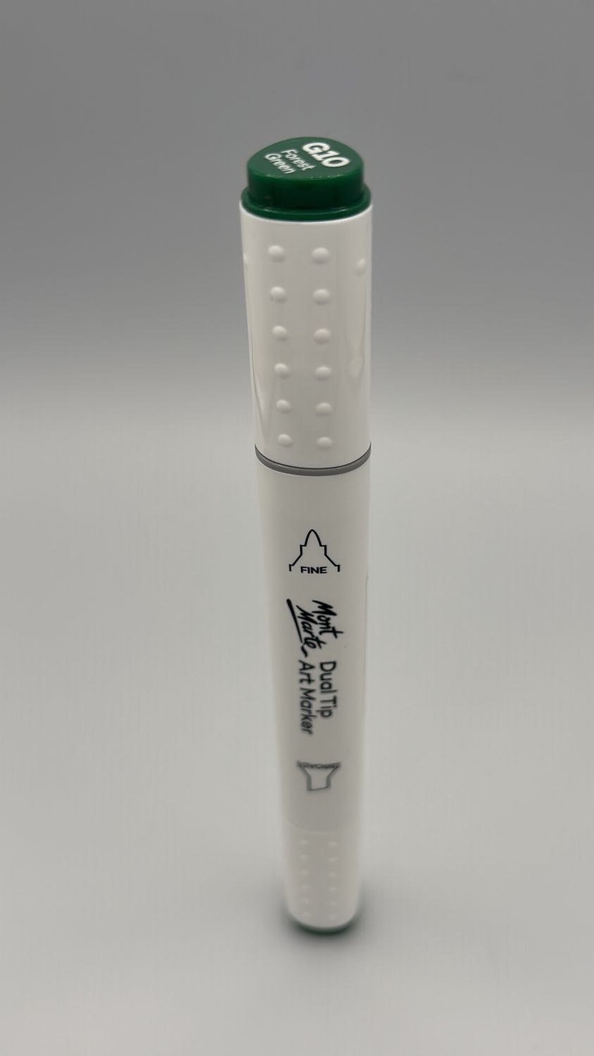 Mont Marte Dual Tip Art Marker G10 Forest Green