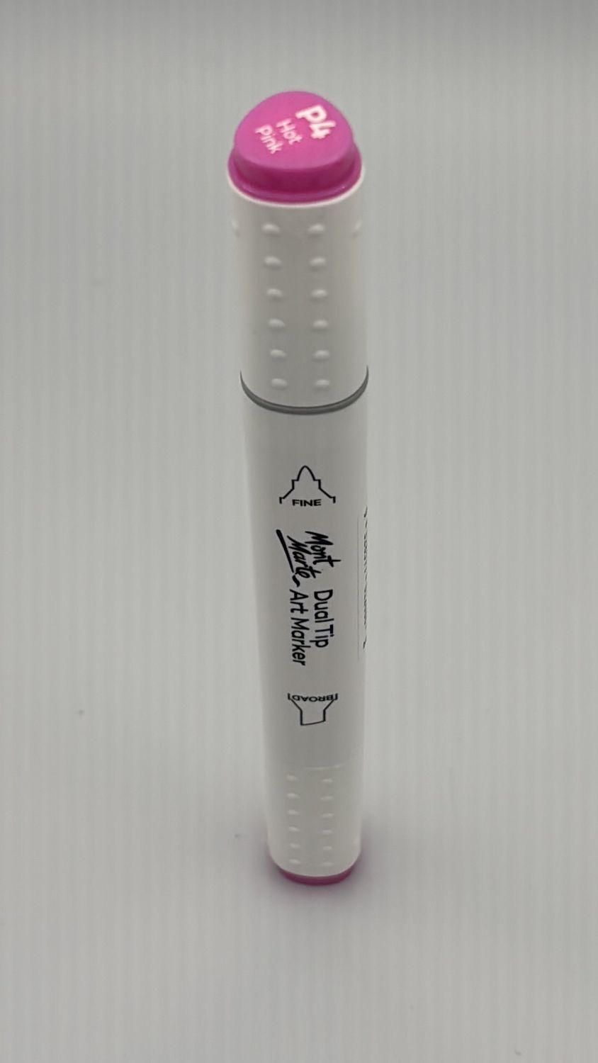 Mont Marte Dual Tip Art Marker P4 Hot Pink