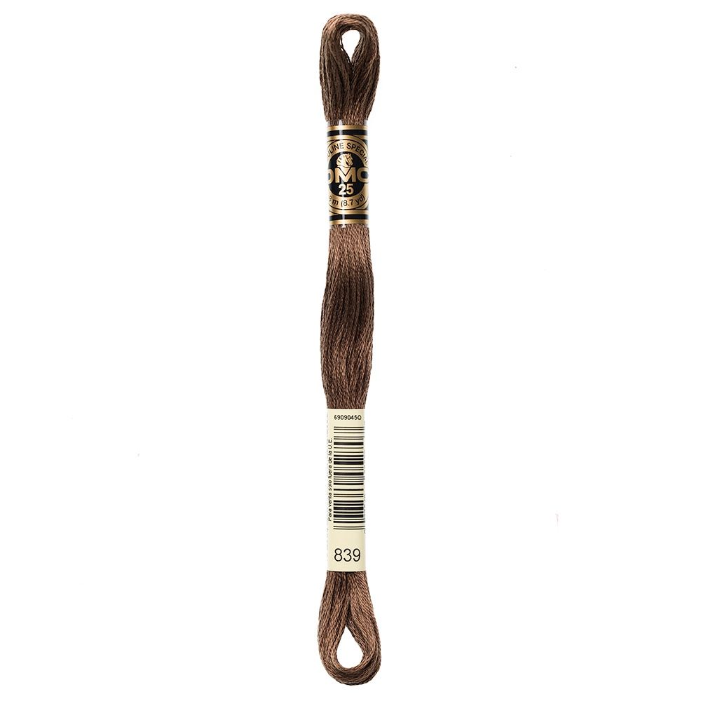 DMC #117 Cotton 6 Strand Floss 8m - 839