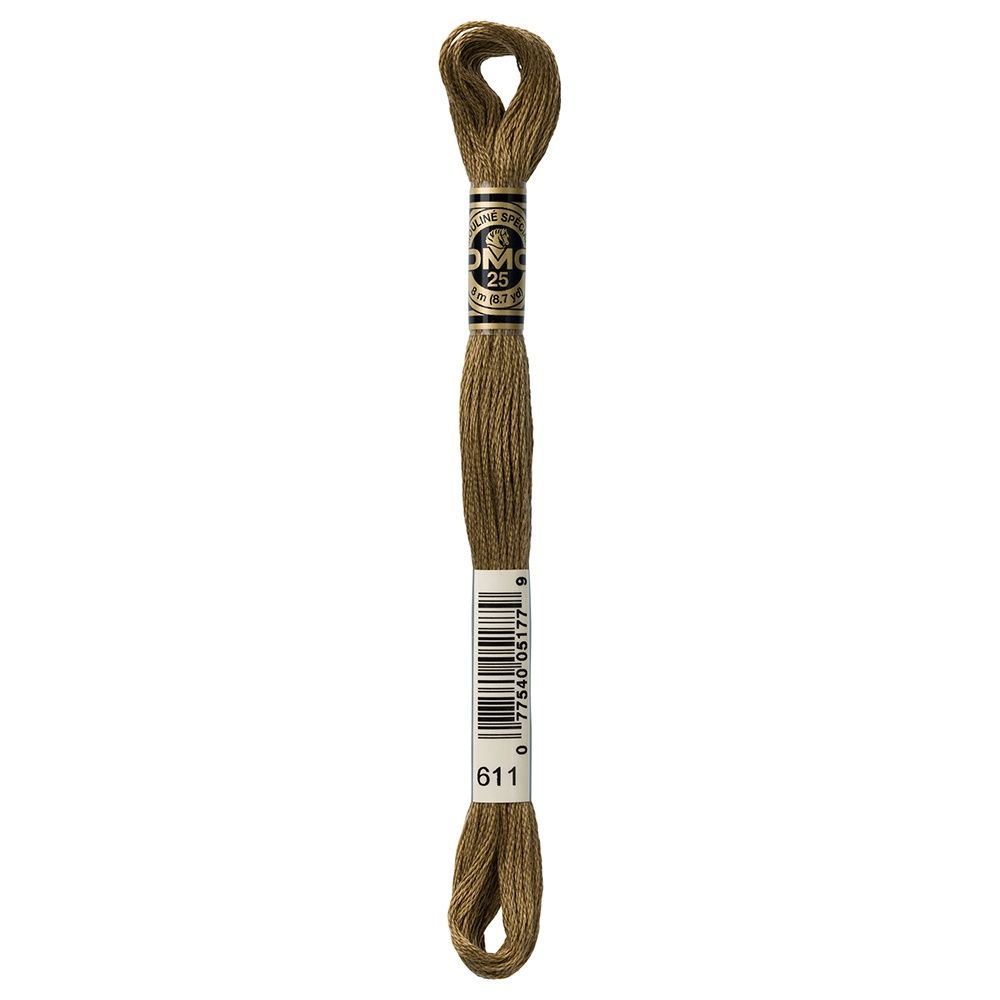 DMC #117 Cotton 6 Strand Floss 8m - 611