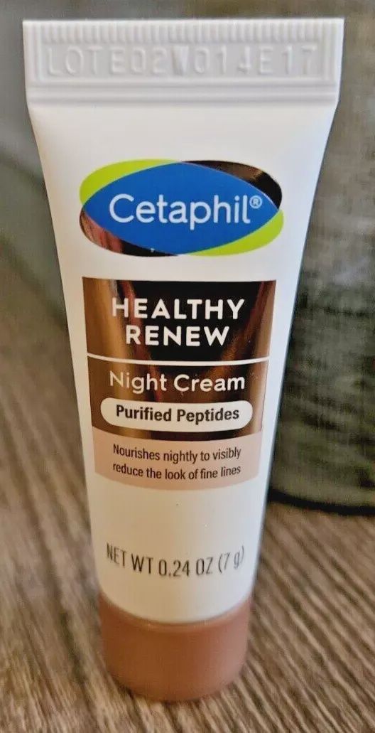 Cetaphil Healthy Renew Night Cream Purified Peptides 1.7oz./48g New In Box
