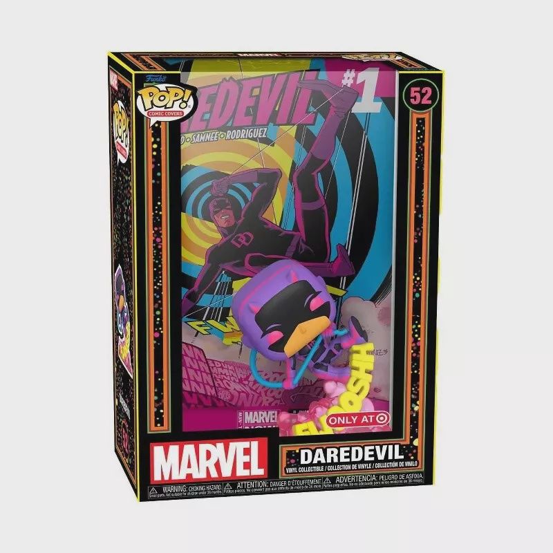 Funko POP! Comic Cover: Daredevil Blacklight Figure #52 EXCLUSIVE