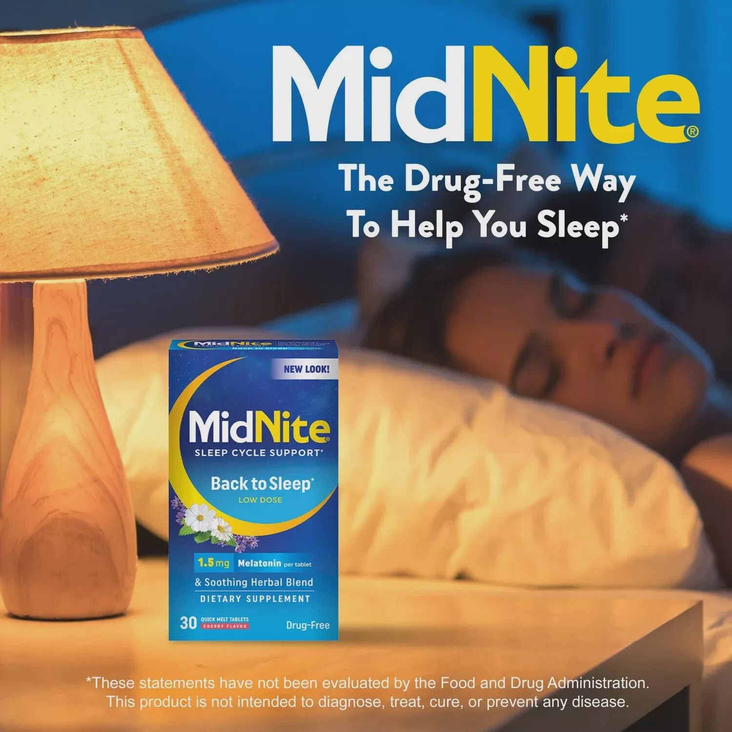 MidNite Back To Sleep Tablet - 1.5mg 30 ct