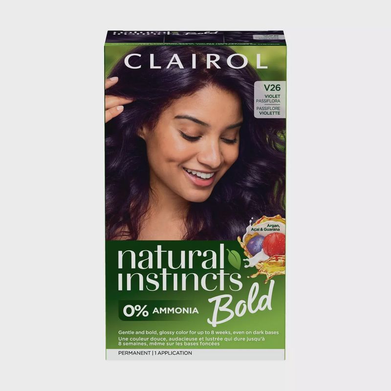Clairol Natural Instincts Bold Permanent Hair Color - V26 Violet Passiflora