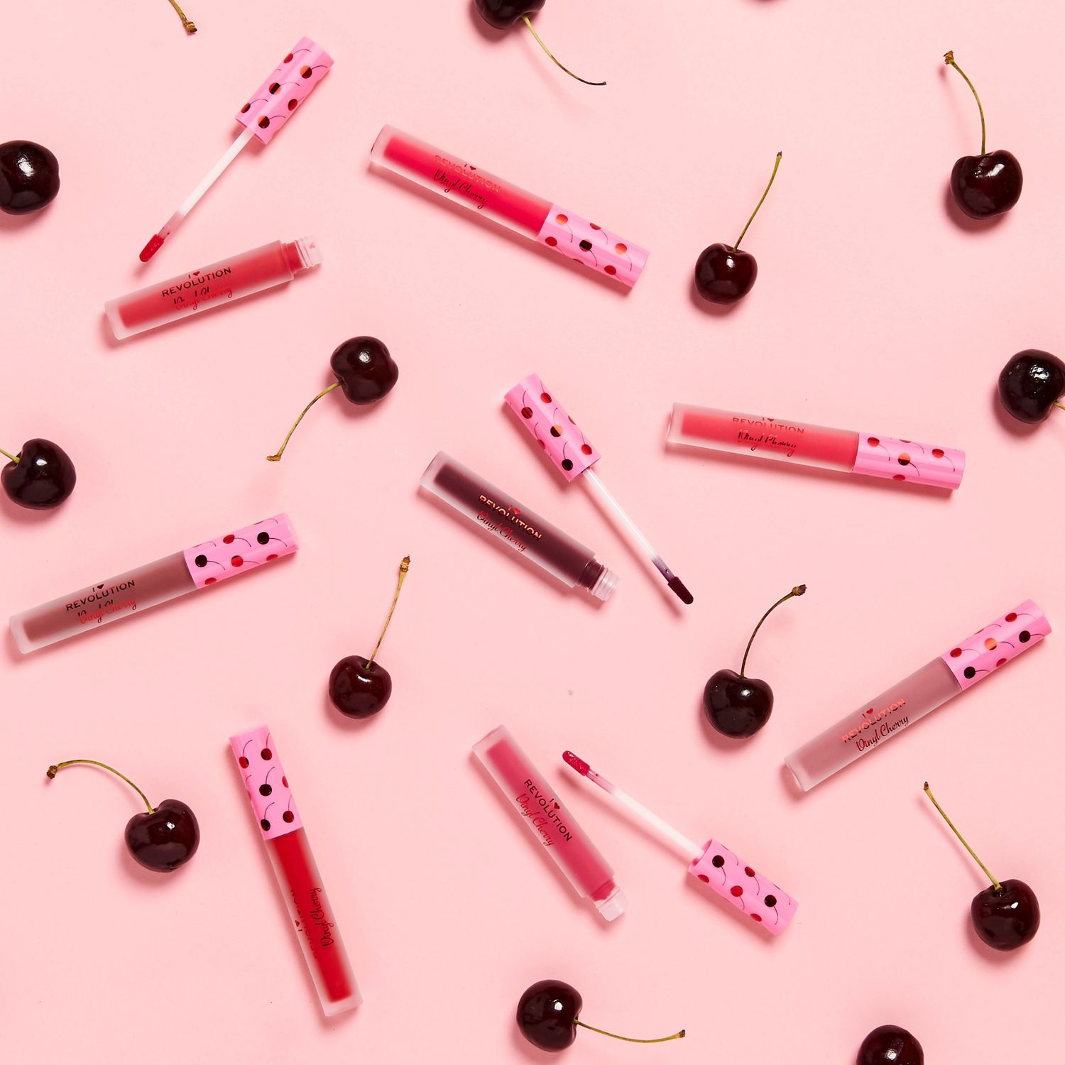 Revolution Vinyl Cherry Liquid Lipstick Cherry Bakewell