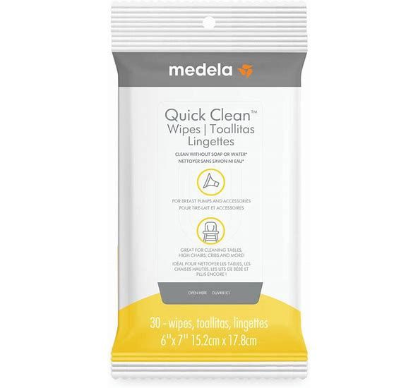 Medela Quick Clean Breast Pump And Accessory Wipes 30 Count,