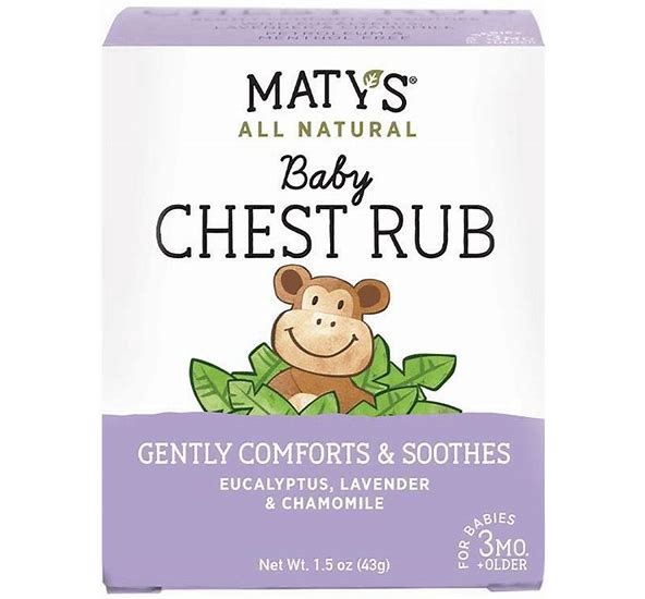 Matys All Natural Baby Chest Rub