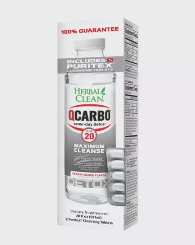 QCarbo Clear 20 Strawberry-Mango, 20 oz