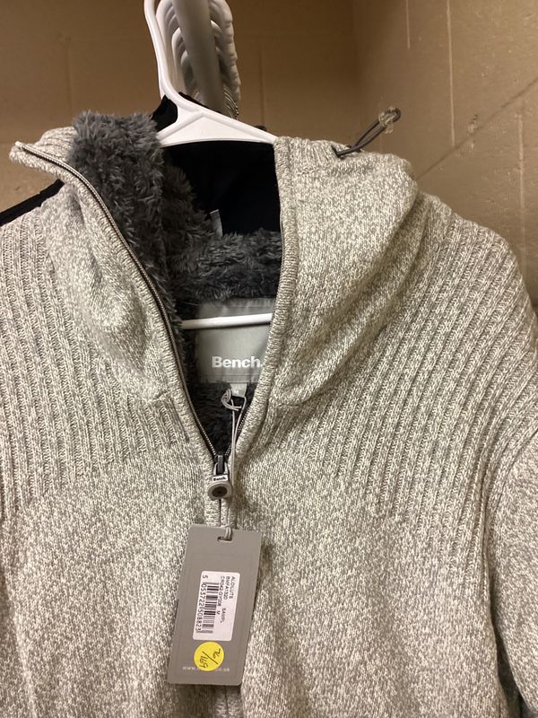 Brand New Fleece Zip up Hoodie Grey Medium