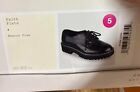 A New Day Women&#39;s Faith Flats Black Memory Foam Oxford Shoes Size 5