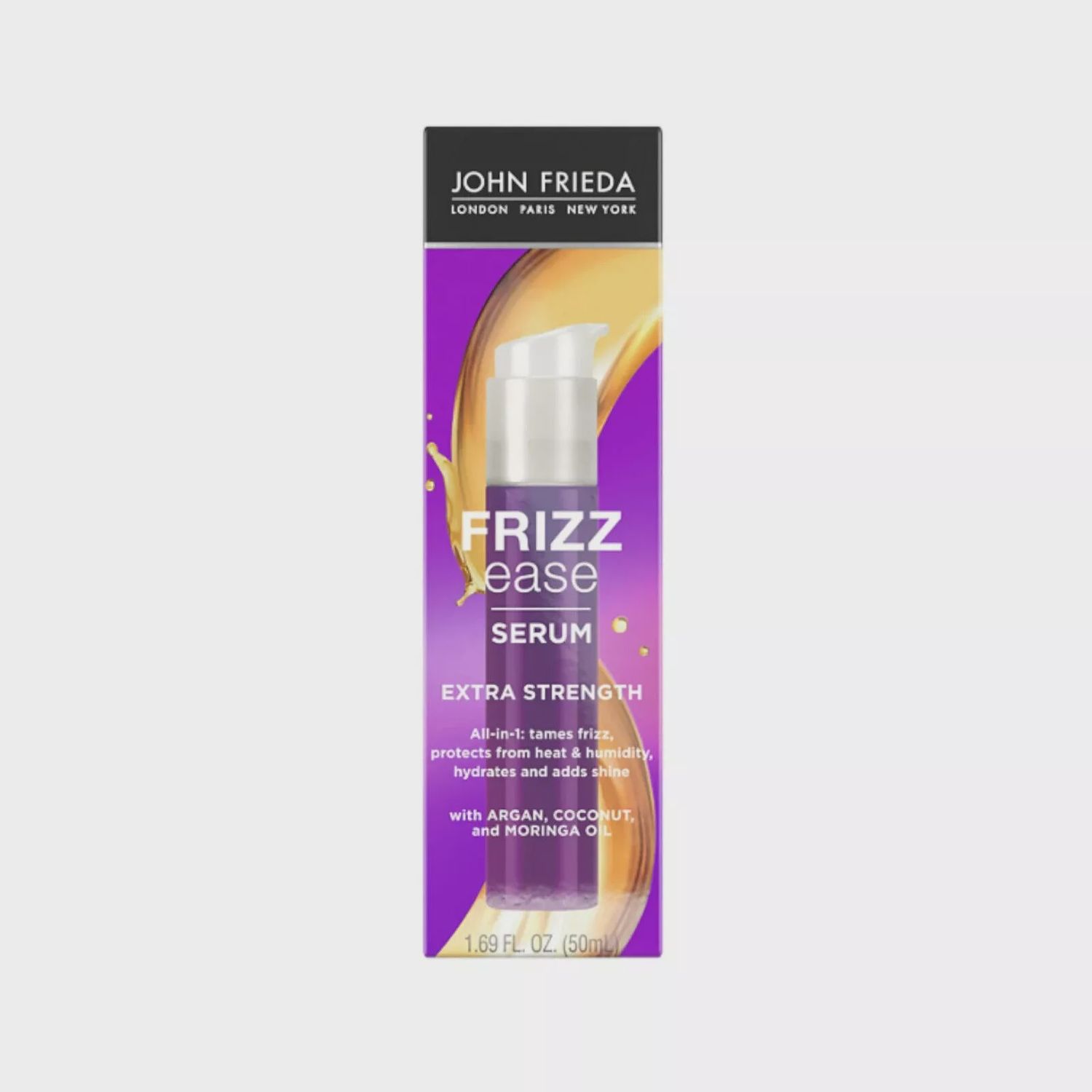 John Frieda Frizz Ease Serum Extra Strength All in One 1.69 oz Argan Coconut