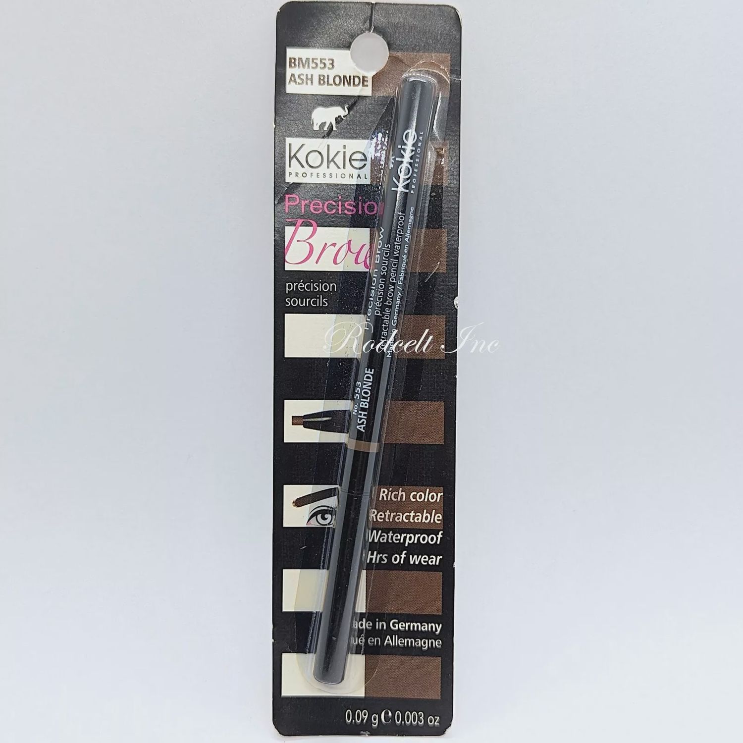 Kokie Precision Brow Eye Pencil Angled Ash Blonde
