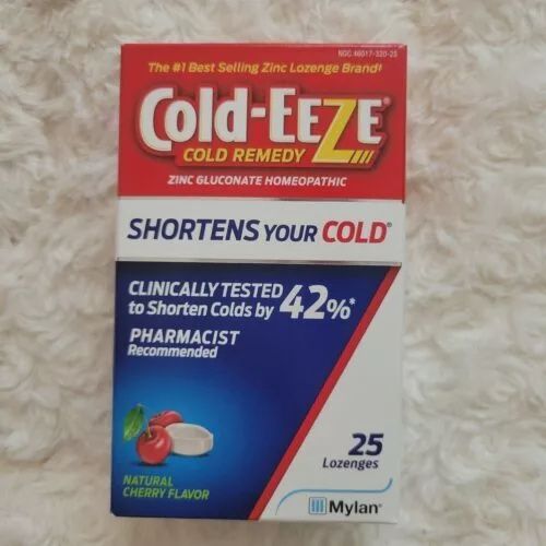 Cold-Eeze Cold Remedy Natural Wild Cherry Flavor Sugar Free Lozenges - 25ct