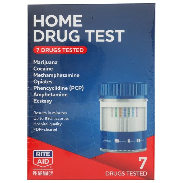 Rite Aid Home Drug Test, 1, 4 or 7 Drugs Tested, ONE TEST, 03/31/2025