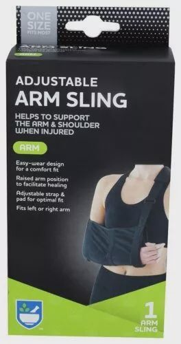 New ~~~ Adjustable Left Or Right Arm Sling Comfort Fit One Size Support