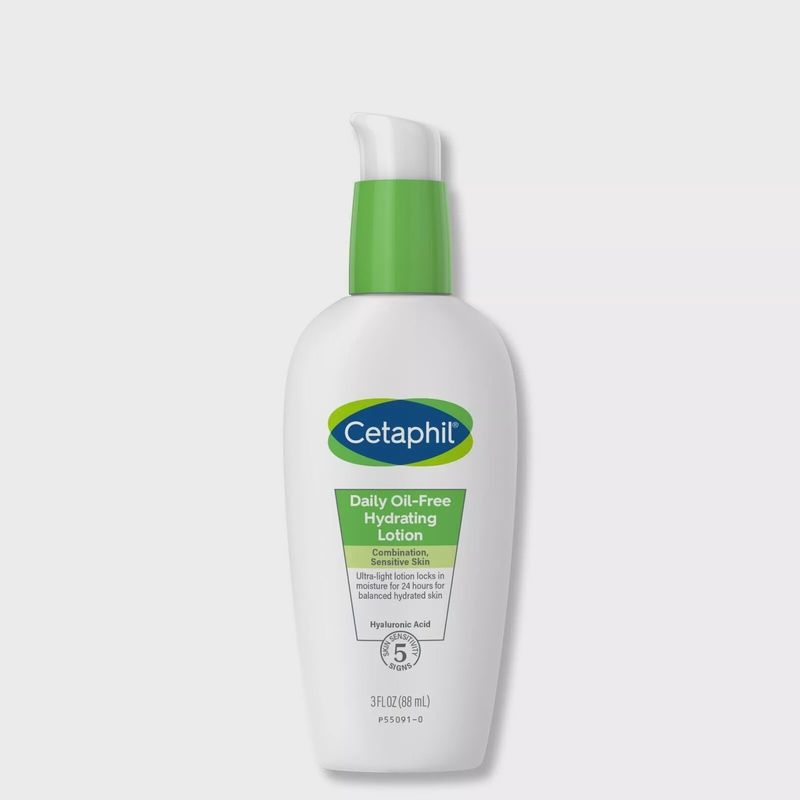 Cetaphil Daily Oil Free Hydrating Lotion Sensitive Skin 3 fl oz