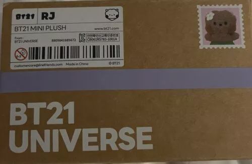 BT21 RJ BT21 Mini Plush Universal Line Friends Brand New