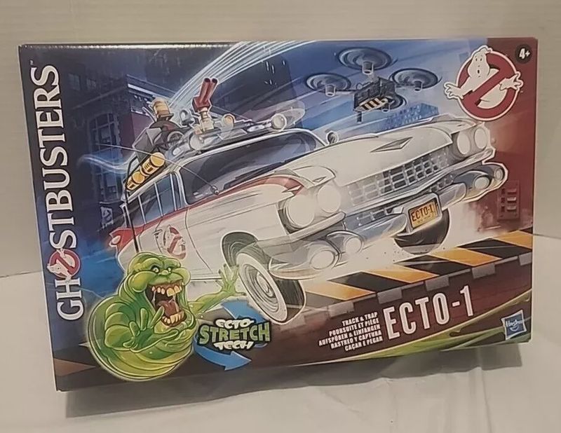 Ecto 1Ghostbusters: Frozen Empire Ecto-1 Ecto Stretch Tech with Slimer Figure New 2024