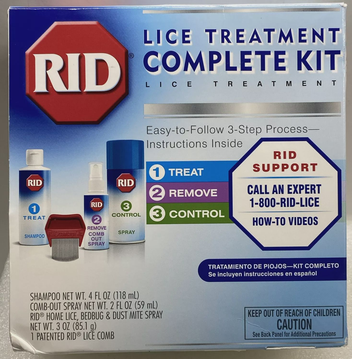 Rid Lice Treatment Kit