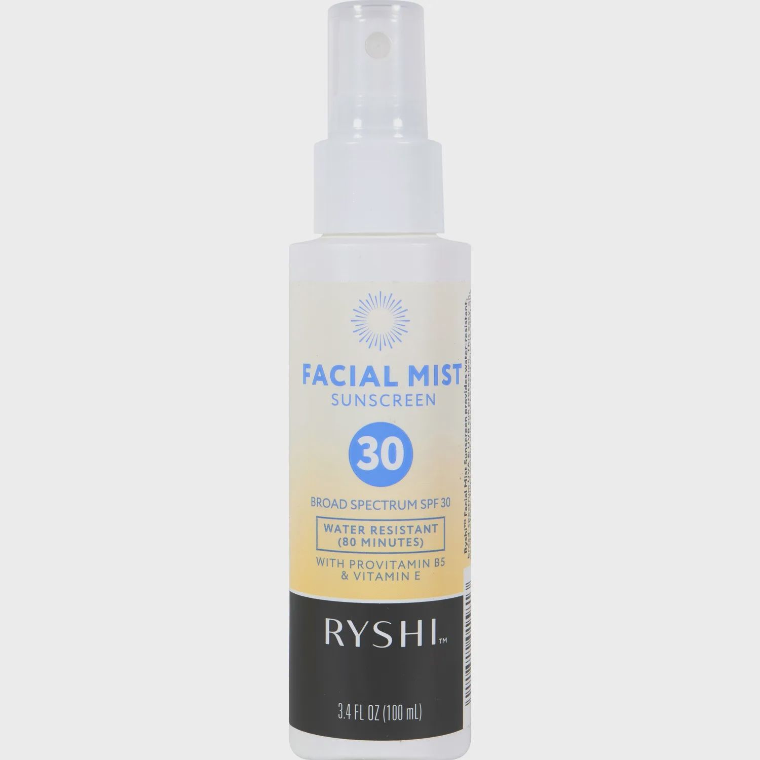 RYSHI Sunscreen-Face Mist SPF 30 3.4 oz