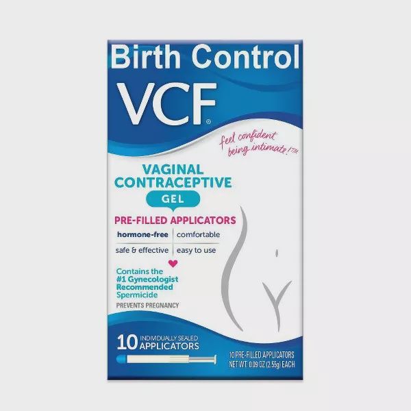 VCF Vaginal Contraceptive 10 Applicators