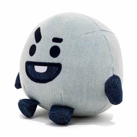 BTS BT21 Shooky Denim Plush Doll NWT