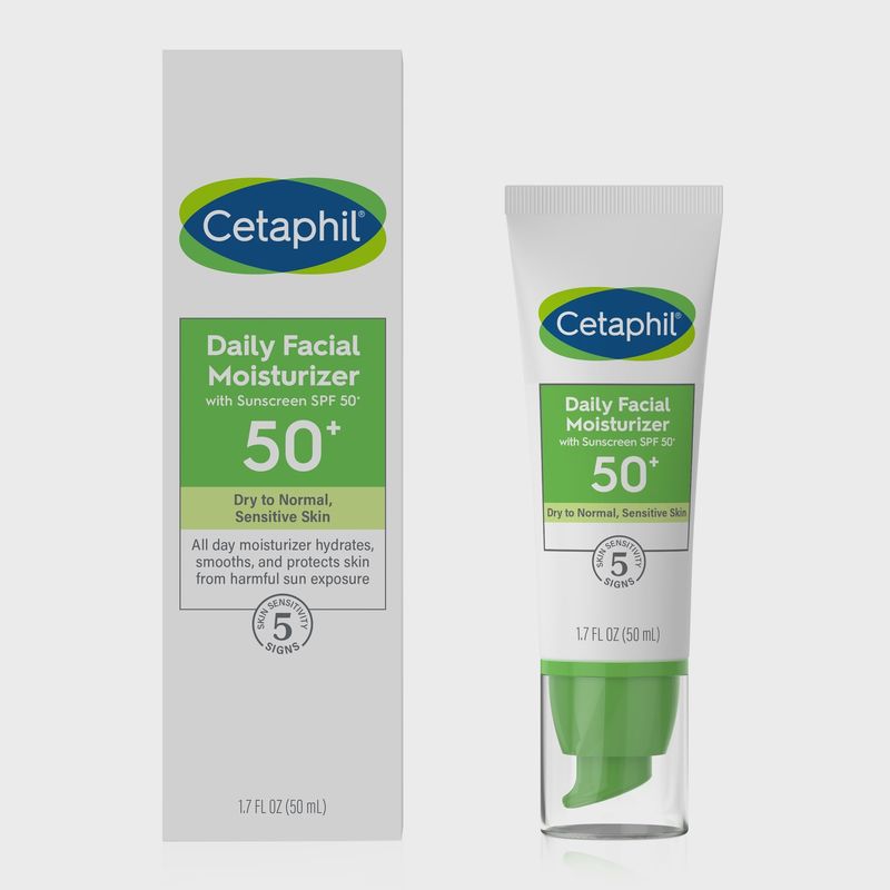 Cetaphil Daily Facial Moisturizer with SPF 50+ - 1.7fl.oz
