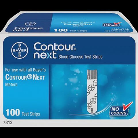Contour Next Glucose Test Strips 100 Strips 7312